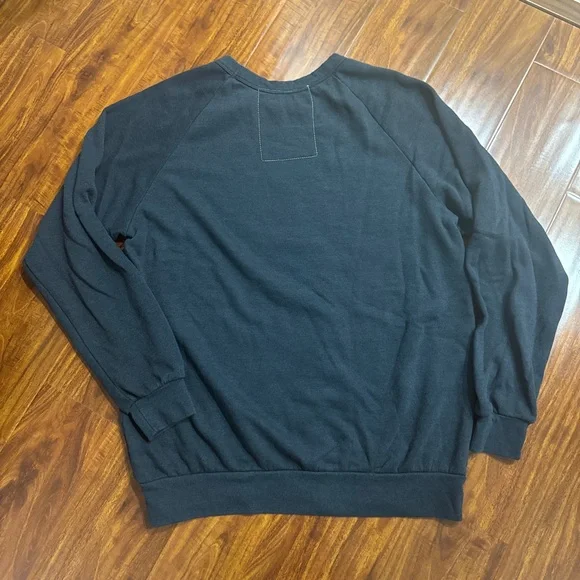 Aviator Nation BOLT CREW SWEATSHIRT - CHARCOAL - Picture 2 of 3